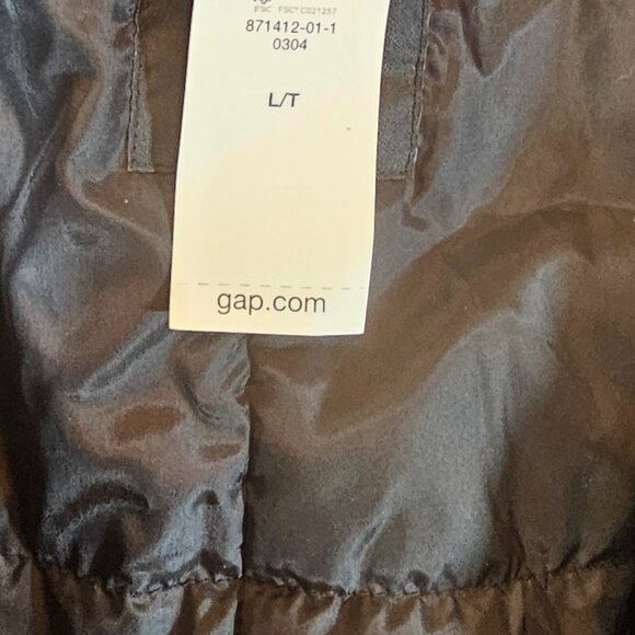 New Gap Light Weight Warmth Puffer Jacket Black size Large - Picture 10 of 11